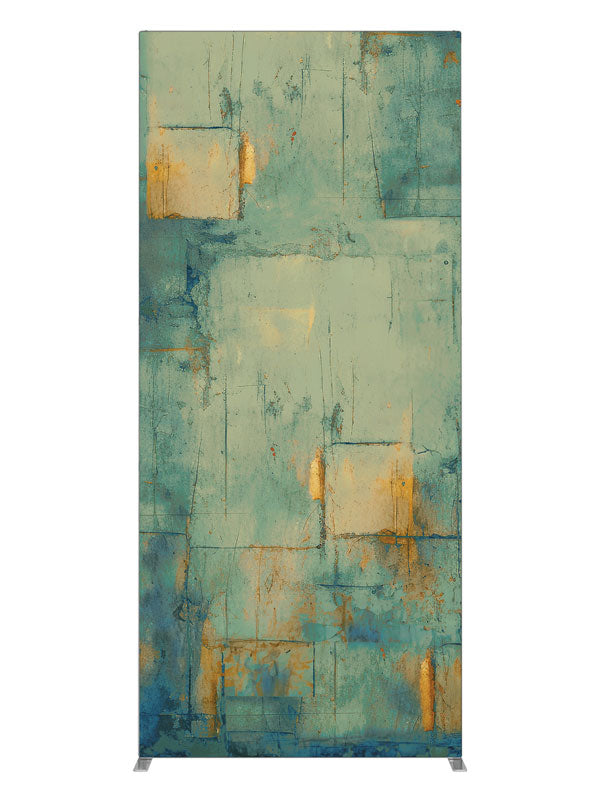 Segmented Texture Aqua, photography backdrop panel for Denny StudioEdge silicone edge frame, 3 ft