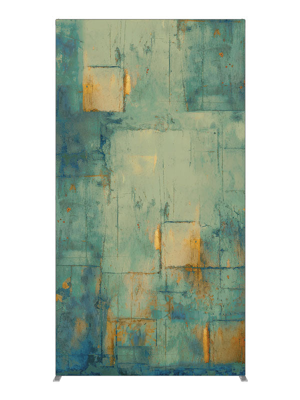 Segmented Texture Aqua, photography backdrop panel for Denny StudioEdge silicone edge frame, 4 ft
