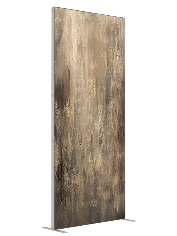 Sepia Serenity shown at an angled view, photography backdrop panel for Denny StudioEdge silicone edge frame, 3 ft