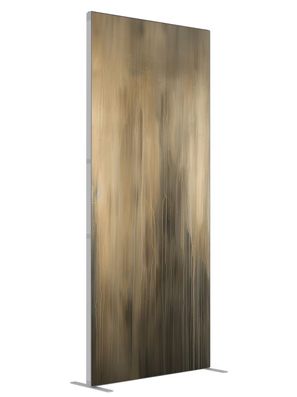 Serene Ivory Flow shown at an angled view, photography backdrop panel for Denny StudioEdge silicone edge frame, 3 ft
