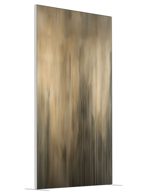 Serene Ivory Flow shown at an angled view, photography backdrop panel for Denny StudioEdge silicone edge frame, 4 ft