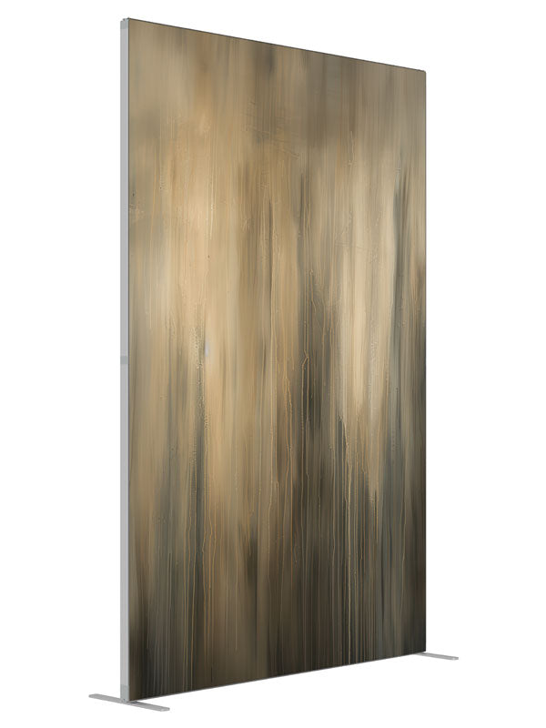Serene Ivory Flow shown at an angled view, photography backdrop panel for Denny StudioEdge silicone edge frame, 5 ft