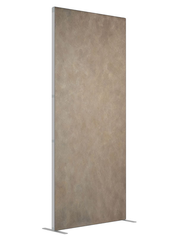 Shadow Brown shown at an angled view, photography backdrop panel for Denny StudioEdge silicone edge frame, 3 ft