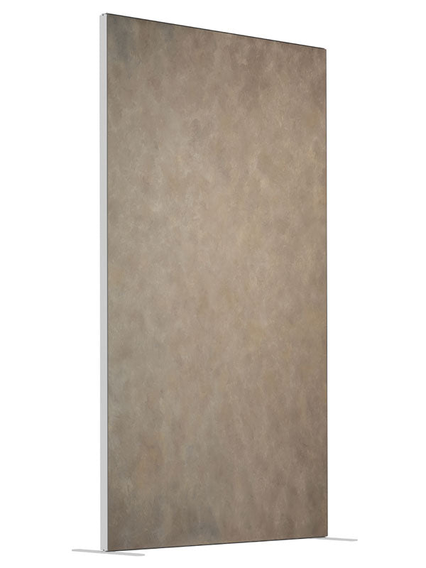Shadow Brown shown at an angled view, photography backdrop panel for Denny StudioEdge silicone edge frame, 4 ft