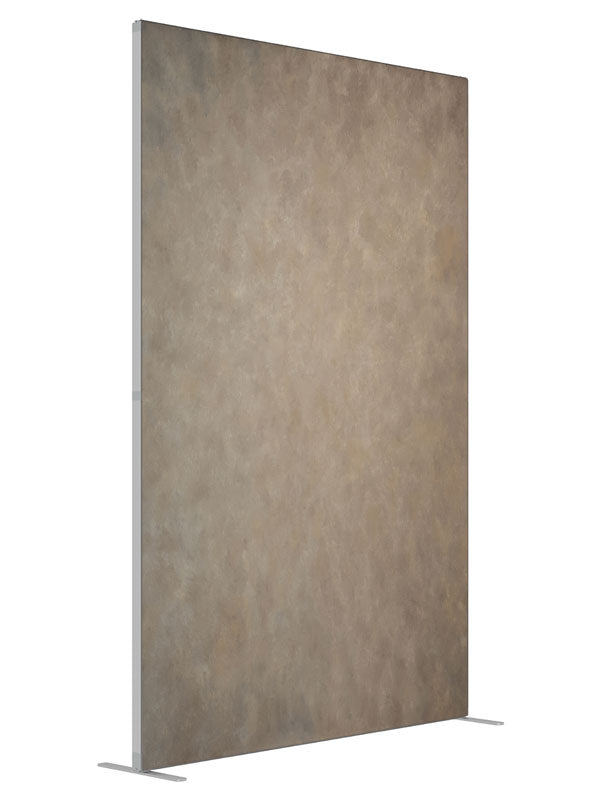 Shadow Brown shown at an angled view, photography backdrop panel for Denny StudioEdge silicone edge frame, 5 ft