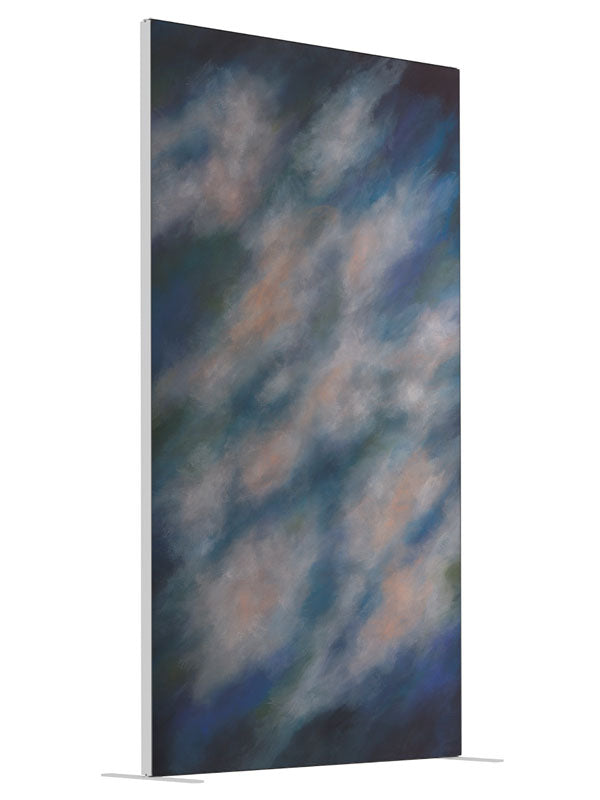 Shadows Realm shown at an angled view, photography backdrop panel for Denny StudioEdge silicone edge frame, 4 ft