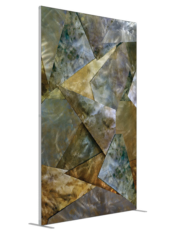 Shards shown at an angled view, photography backdrop panel for Denny StudioEdge silicone edge frame, 5 ft