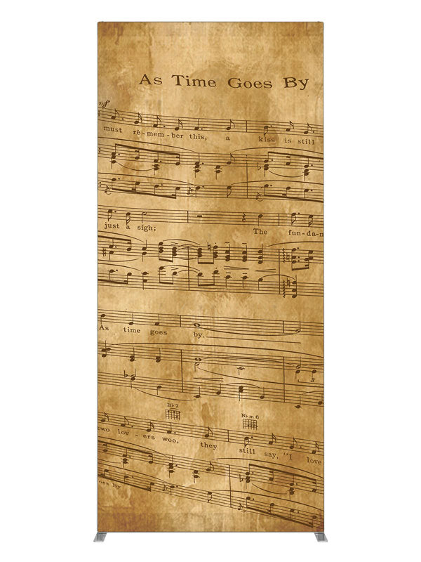 Sheet Music, photography backdrop panel for Denny StudioEdge silicone edge frame, 3 ft