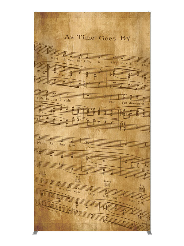 Sheet Music, photography backdrop panel for Denny StudioEdge silicone edge frame, 4 ft