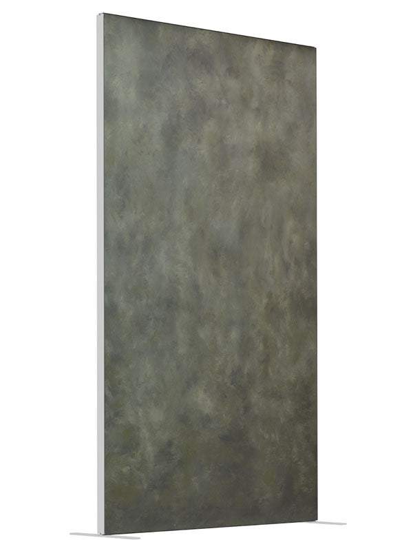 Siam Green shown at an angled view, photography backdrop panel for Denny StudioEdge silicone edge frame, 4 ft