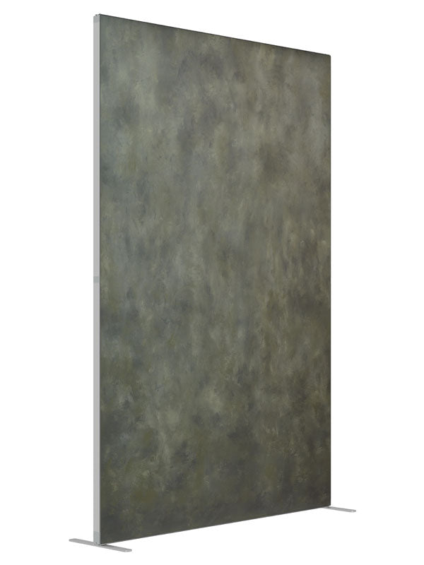 Siam Green shown at an angled view, photography backdrop panel for Denny StudioEdge silicone edge frame, 5 ft