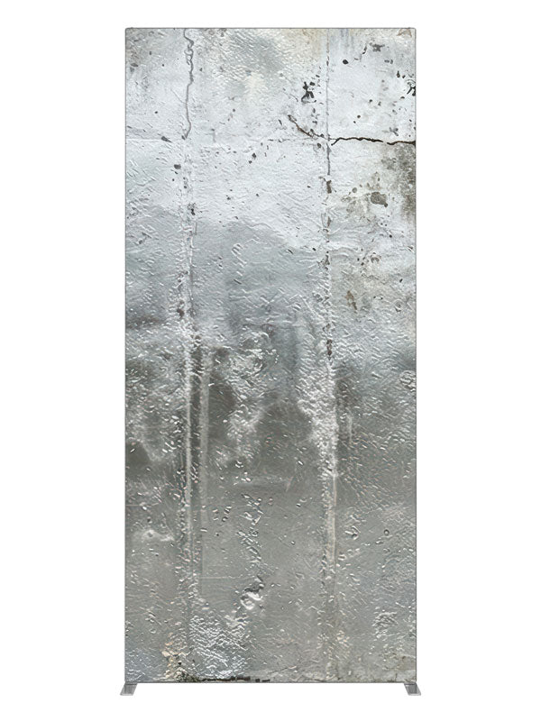 Silver Gray Textured Plaster Wall, photography backdrop panel for Denny StudioEdge silicone edge frame, 3 ft