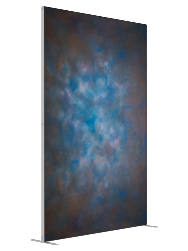 Sinclair shown at an angled view, photography backdrop panel for Denny StudioEdge silicone edge frame, 5 ft