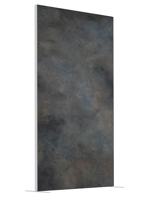 Smoldering shown at an angled view, photography backdrop panel for Denny StudioEdge silicone edge frame, 4 ft