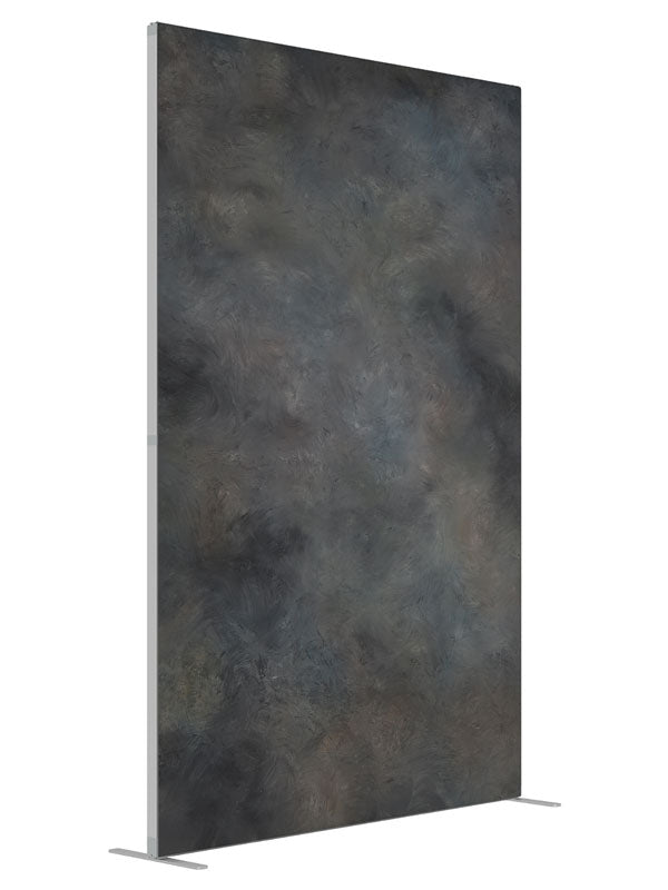 Smoldering shown at an angled view, photography backdrop panel for Denny StudioEdge silicone edge frame, 5 ft