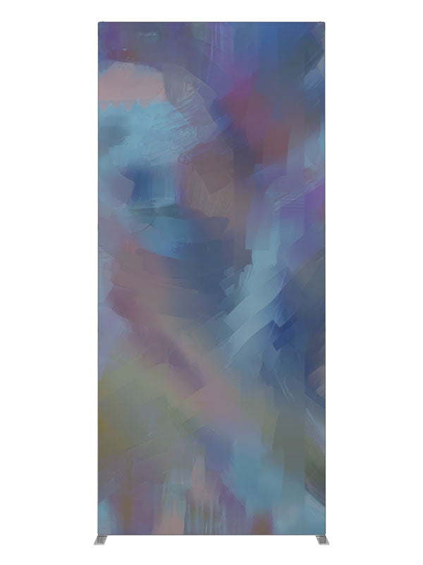 Soft blue gray lavender cloud, photography backdrop panel for Denny StudioEdge silicone edge frame, 3 ft