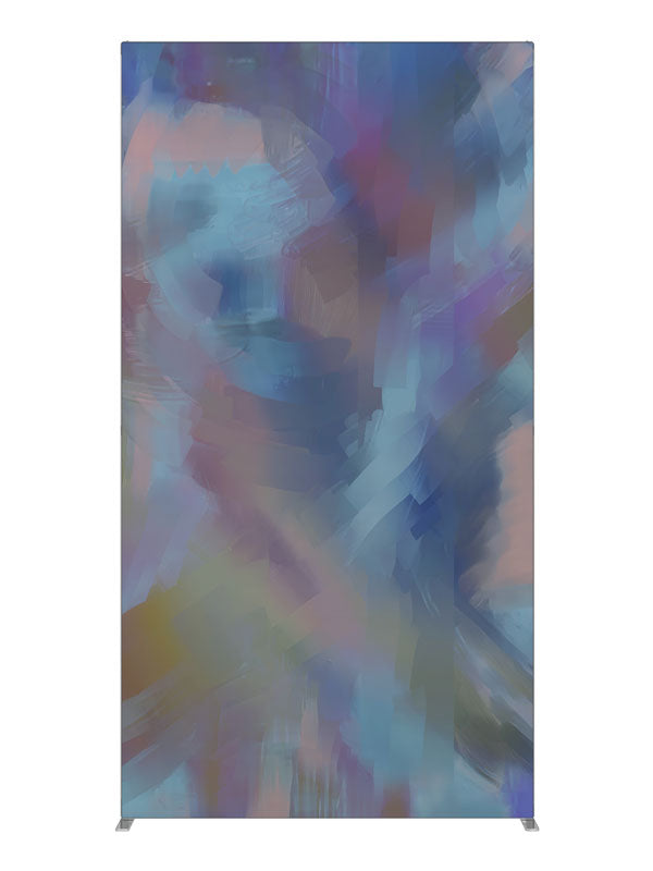 Soft blue gray lavender cloud, photography backdrop panel for Denny StudioEdge silicone edge frame, 4 ft