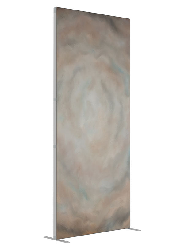 Soft Circles shown at an angled view, photography backdrop panel for Denny StudioEdge silicone edge frame, 3 ft