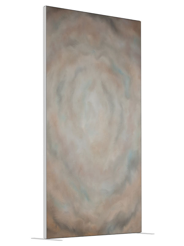 Soft Circles shown at an angled view, photography backdrop panel for Denny StudioEdge silicone edge frame, 4 ft