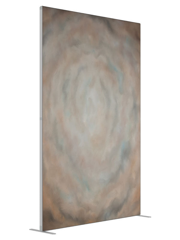 Soft Circles shown at an angled view, photography backdrop panel for Denny StudioEdge silicone edge frame, 5 ft