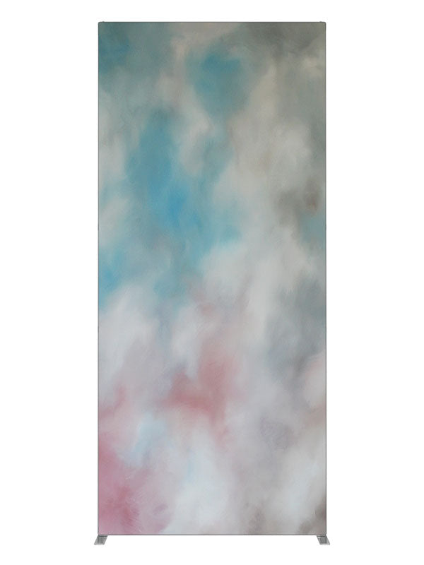 Soft gray teal cloud, photography backdrop panel for Denny StudioEdge silicone edge frame, 3 ft