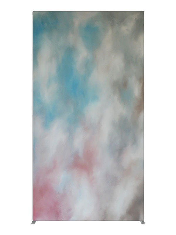 Soft gray teal cloud, photography backdrop panel for Denny StudioEdge silicone edge frame, 4 ft
