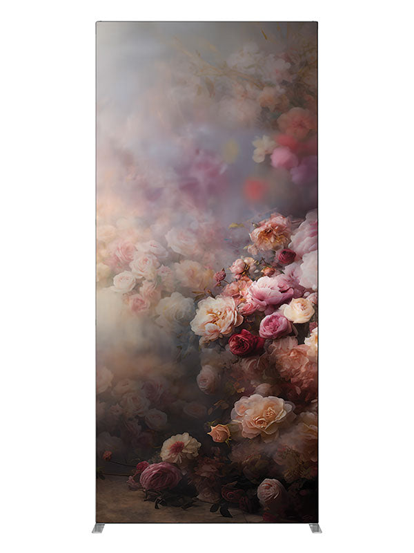 Soft misty rose garden floral printed backdrop 3ft - Denny StudioEdge SECP-8491