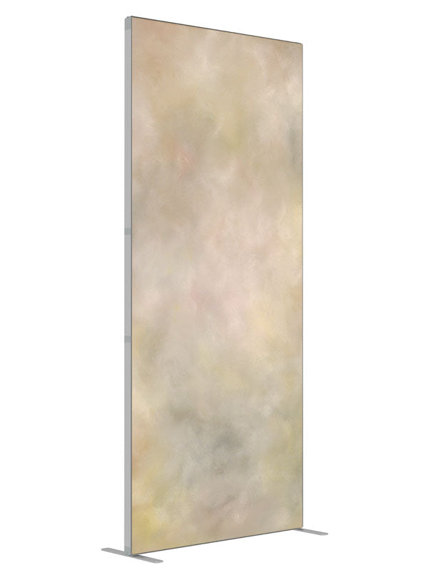 Soft Solitude shown at an angled view, photography backdrop panel for Denny StudioEdge silicone edge frame, 3 ft