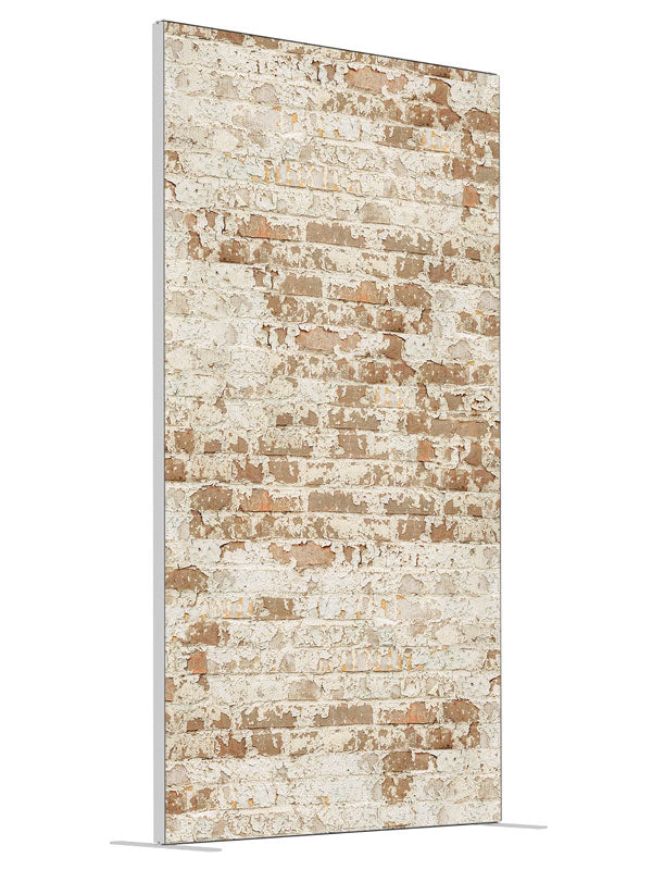 SoHo Ivory shown at an angled view, photography backdrop panel for Denny StudioEdge silicone edge frame, 4 ft