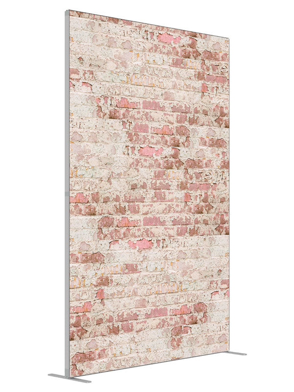 SoHo Pink shown at an angled view, photography backdrop panel for Denny StudioEdge silicone edge frame, 5 ft