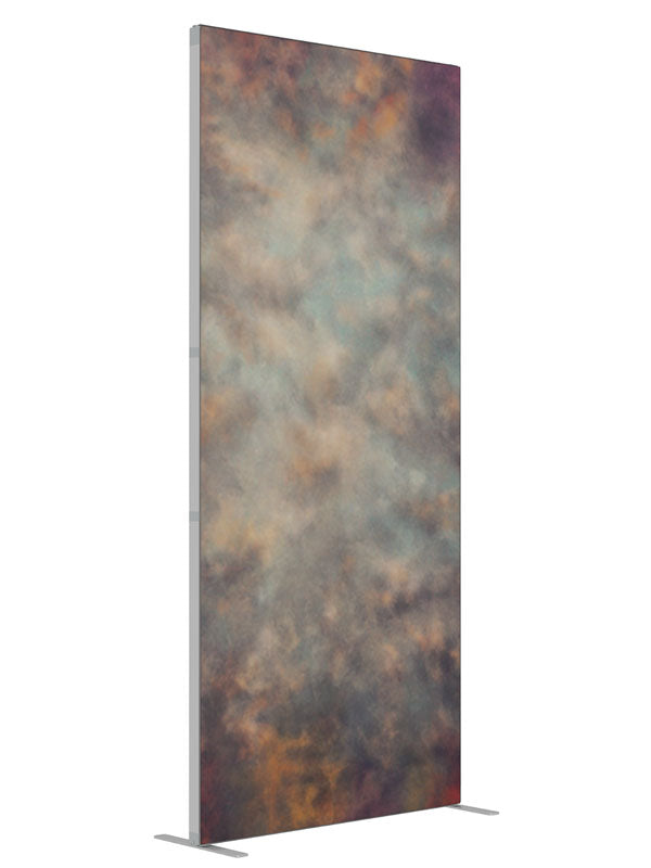 Spectra shown at an angled view, photography backdrop panel for Denny StudioEdge silicone edge frame, 3 ft