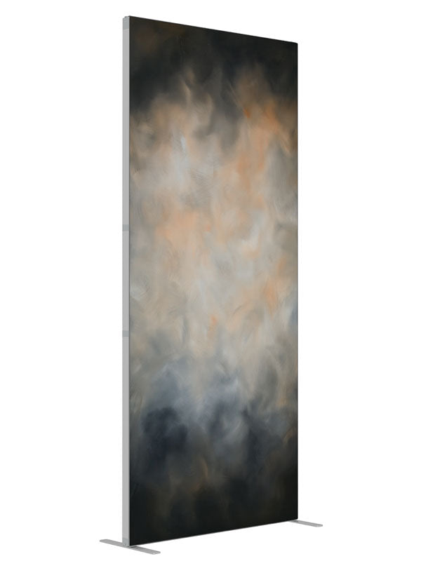 Spectral Night shown at an angled view, photography backdrop panel for Denny StudioEdge silicone edge frame, 3 ft