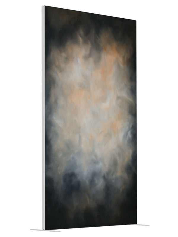 Spectral Night shown at an angled view, photography backdrop panel for Denny StudioEdge silicone edge frame, 4 ft