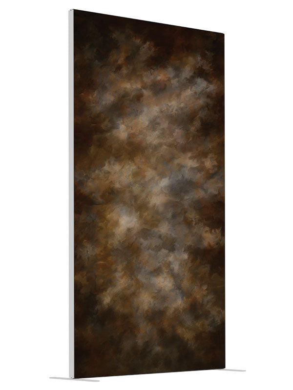 Spellbound shown at an angled view, photography backdrop panel for Denny StudioEdge silicone edge frame, 4 ft