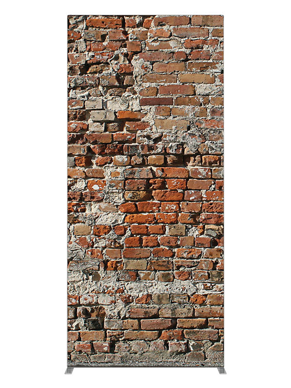 Split Brick, photography backdrop panel for Denny StudioEdge silicone edge frame, 3 ft