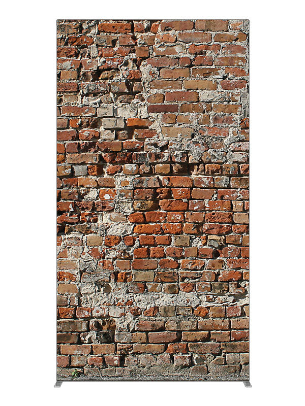 Split Brick, photography backdrop panel for Denny StudioEdge silicone edge frame, 4 ft