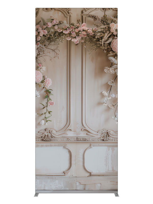 Spring Manor Floral, photography backdrop panel for Denny StudioEdge silicone edge frame, 3 ft