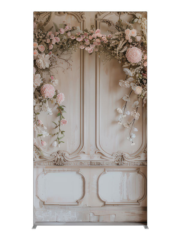 Spring Manor Floral, photography backdrop panel for Denny StudioEdge silicone edge frame, 4 ft