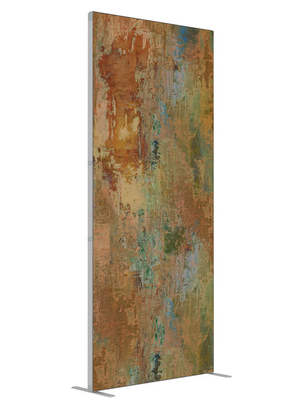 Squashed shown at an angled view, photography backdrop panel for Denny StudioEdge silicone edge frame, 3 ft