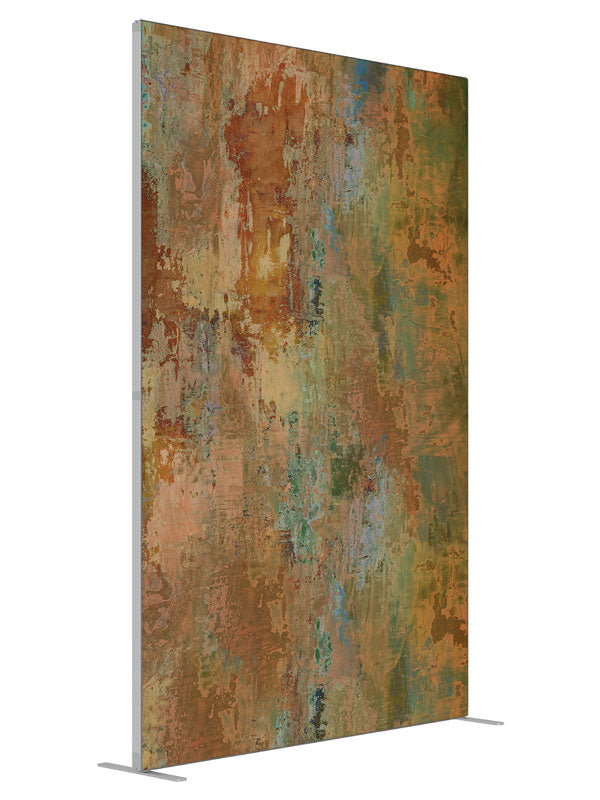 Squashed shown at an angled view, photography backdrop panel for Denny StudioEdge silicone edge frame, 5 ft