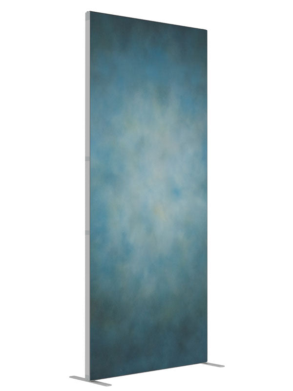 St. Thomas shown at an angled view, photography backdrop panel for Denny StudioEdge silicone edge frame, 3 ft