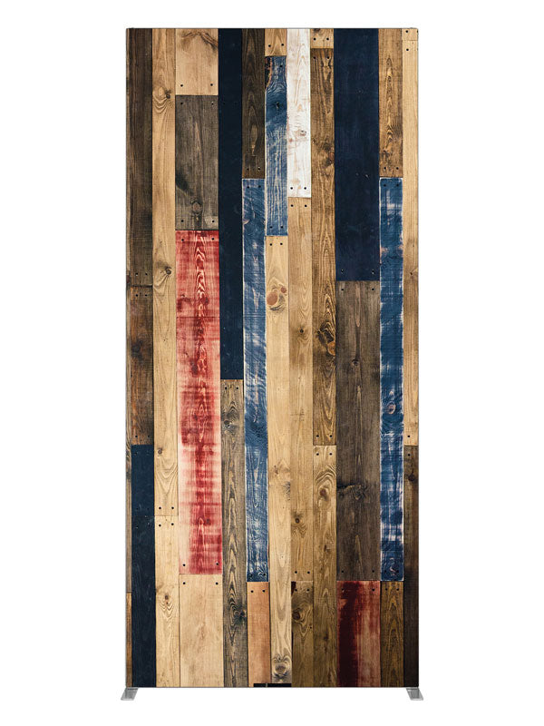 Stained Wood, photography backdrop panel for Denny StudioEdge silicone edge frame, 3 ft