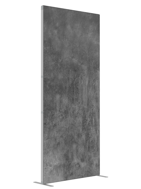 Steel Wash shown at an angled view, photography backdrop panel for Denny StudioEdge silicone edge frame, 3 ft