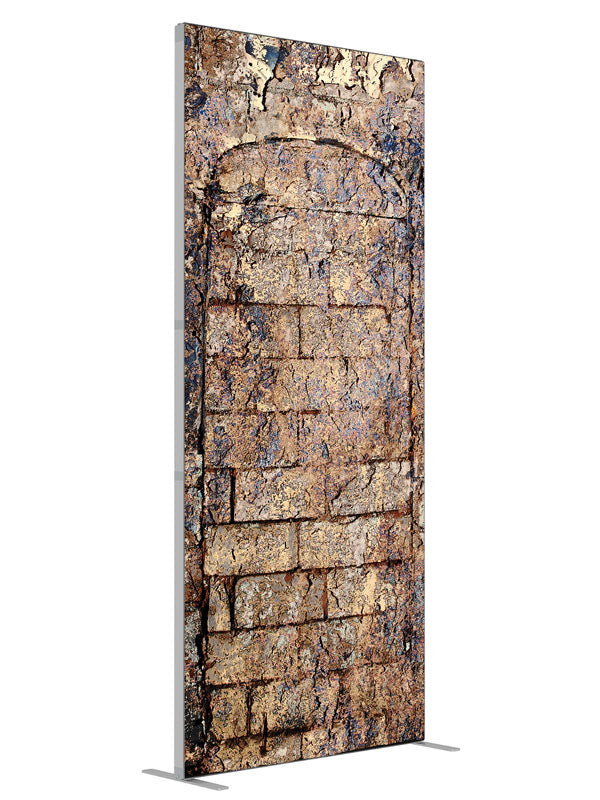Stone Arch shown at an angled view, photography backdrop panel for Denny StudioEdge silicone edge frame, 3 ft