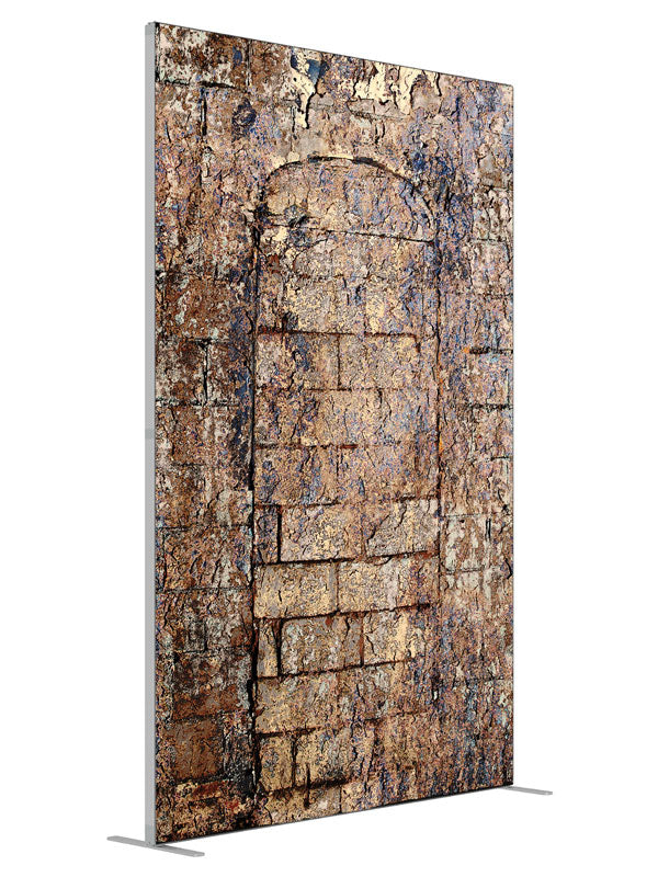 Stone Arch shown at an angled view, photography backdrop panel for Denny StudioEdge silicone edge frame, 5 ft