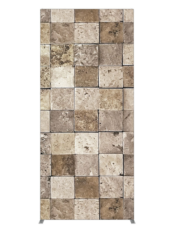 Stone Mosaic, photography backdrop panel for Denny StudioEdge silicone edge frame, 3 ft