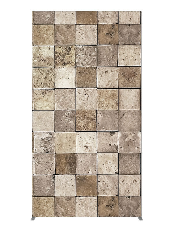 Stone Mosaic, photography backdrop panel for Denny StudioEdge silicone edge frame, 4 ft