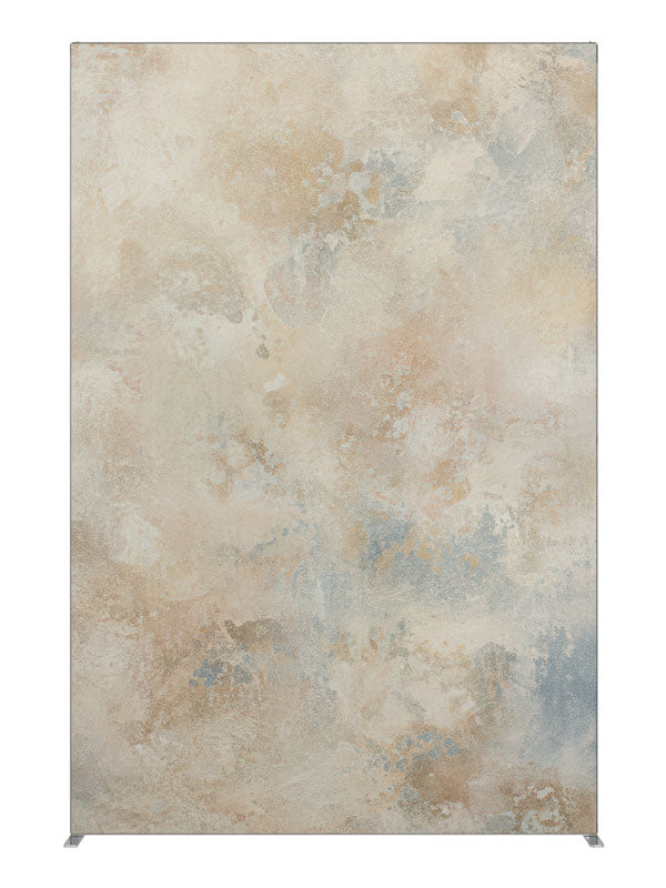 Stonevale Weathered Tan and Blue Wall, photography backdrop panel for Denny StudioEdge silicone edge frame, 5 ft