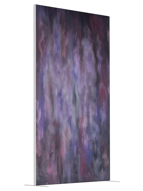 Stormy shown at an angled view, photography backdrop panel for Denny StudioEdge silicone edge frame, 4 ft