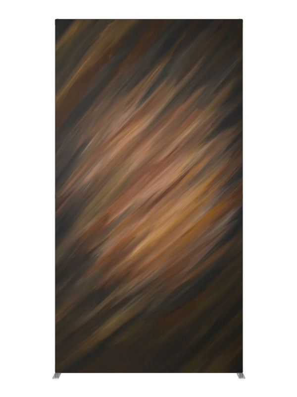 Streaking Brown, photography backdrop panel for Denny StudioEdge silicone edge frame, 4 ft
